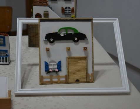 Exposição de carros miniatura em madeira_ 2022_2